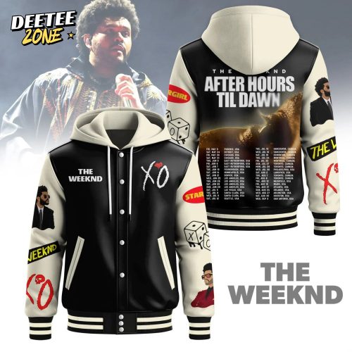 Limited Edition The Weeknd After Hours til dawn Hooded Baseball Jacket