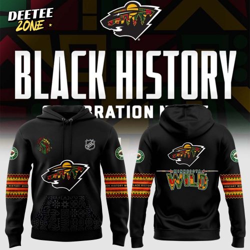 Limited Minnesota Wild Black “History Celebration” Hoodie