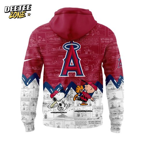 Los Angeles Angels 75th Anniversary of Peanuts Hoodie