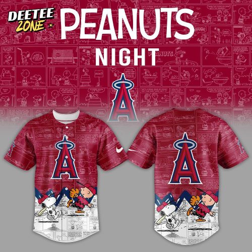 Los Angeles Angels 75th Anniversary of Peanuts Jersey