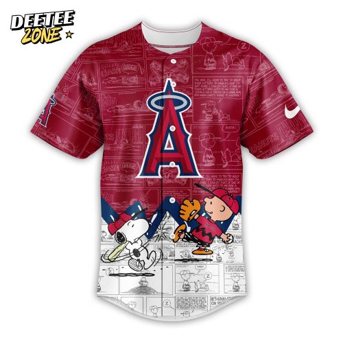 Los Angeles Angels 75th Anniversary of Peanuts Jersey