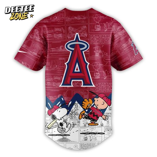 Los Angeles Angels 75th Anniversary of Peanuts Jersey