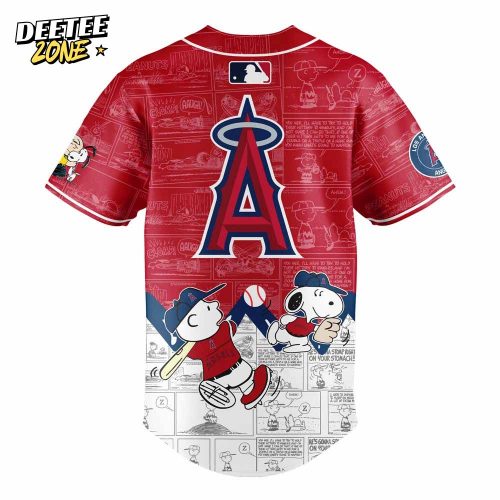 Los Angeles Angels 75th Anniversary of Peanuts V3 Jersey