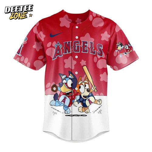 Los Angeles Angels Bluey and Bingo Jersey