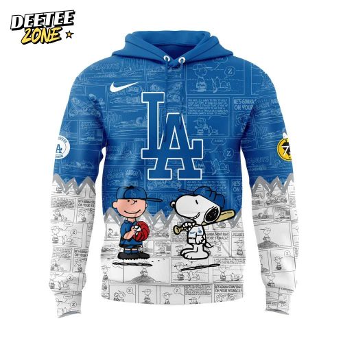 Los Angeles Dodgers 75th Anniversary of Peanuts New Hoodie