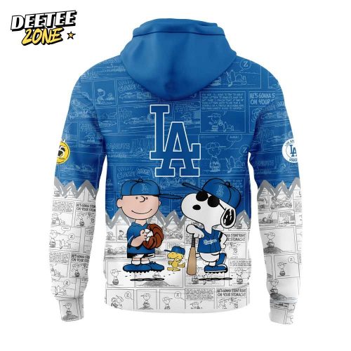 Los Angeles Dodgers 75th Anniversary of Peanuts New Hoodie