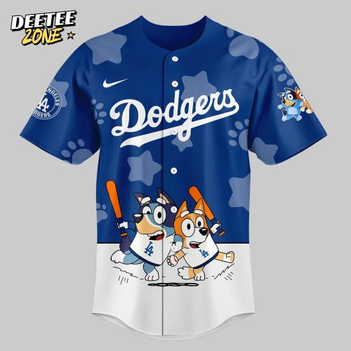 Los Angeles Dodgers Bluey and Bingo Jersey