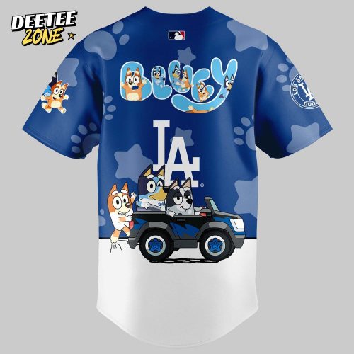 Los Angeles Dodgers Bluey and Bingo Jersey