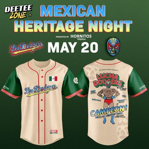 Los Angeles Dodgers x Mexican Heritage Night Tuesday, May 20 Jersey