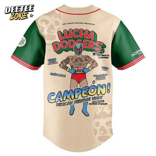 Los Angeles Dodgers x Mexican Heritage Night Tuesday, May 20 Jersey