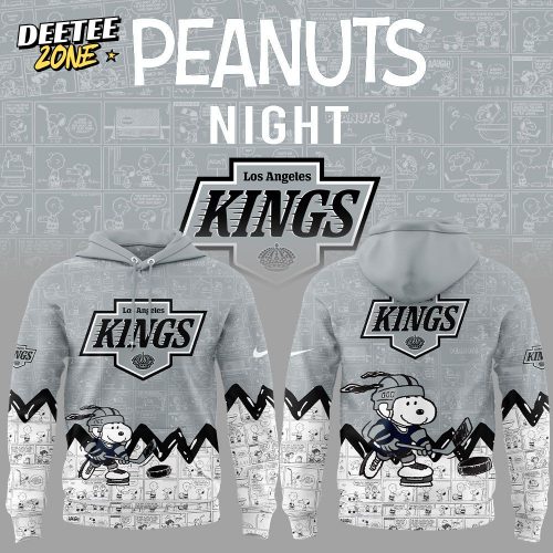 Los Angeles Kings Anniversary of Peanuts Hoodie V2