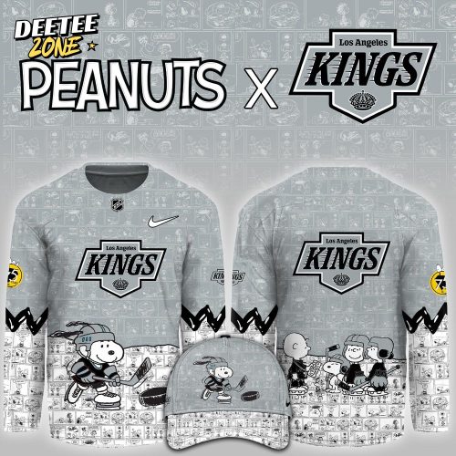 Los Angeles Kings x Peanuts 75 Years Anniversary Limited Hockey Jersey