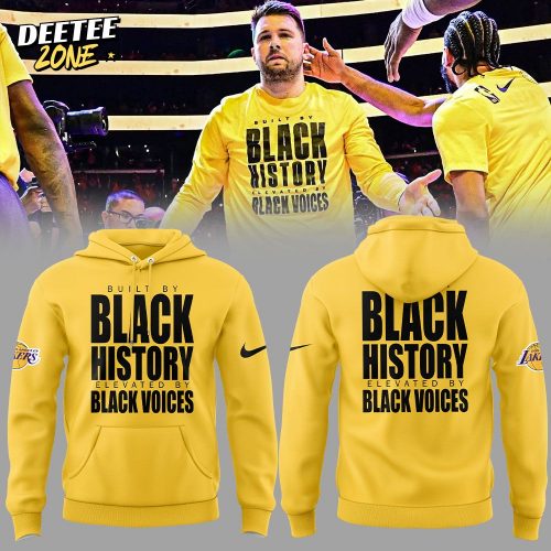 Los Angeles Lakers Luka Doncic Black History Hoodie