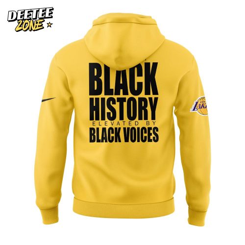 Los Angeles Lakers Luka Doncic Black History Hoodie