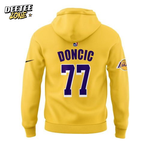 Los Angeles Lakers Luka Doncic Black History Hoodie V2