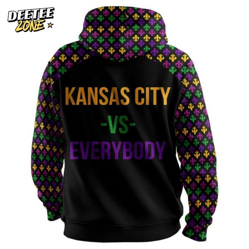 Mardi Gras Kansas City Football Unisex Hoodie