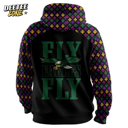 Mardi Gras Philadelphia Football Unisex Hoodie