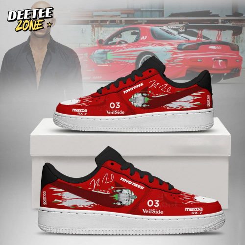 Mazda Rx7 Red Signature – Fast & Furious – AF1 Shoes