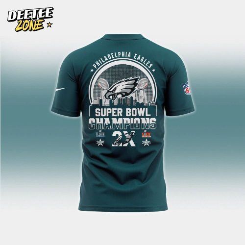 Men’s Nike Philadelphia Eagles Super Bowl LIX Champions TShirt