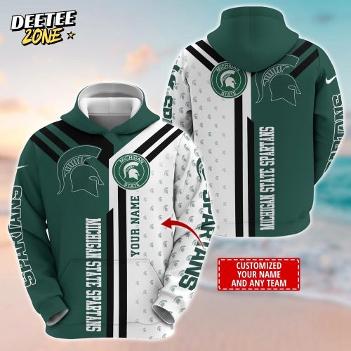 Michigan State Spartans Customized 3D Hoodie