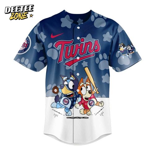 Minnesota Twins Bluey and Bingo Jersey