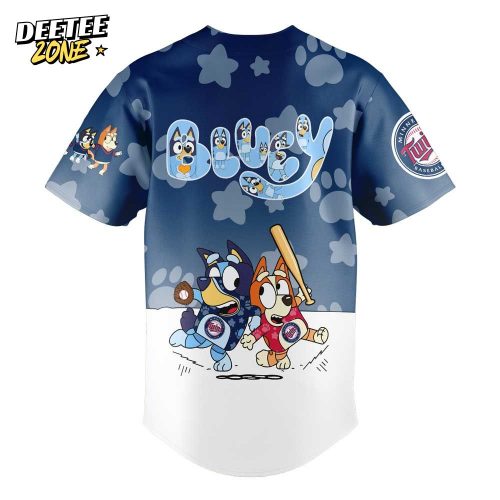 Minnesota Twins Bluey and Bingo Jersey