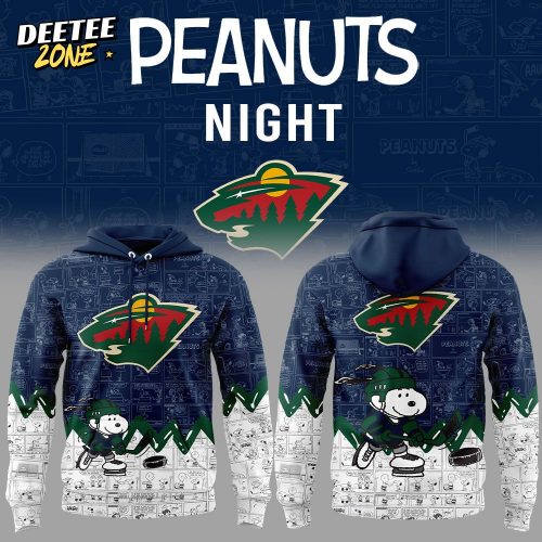 Minnesota Wild Anniversary of Peanuts Hoodie