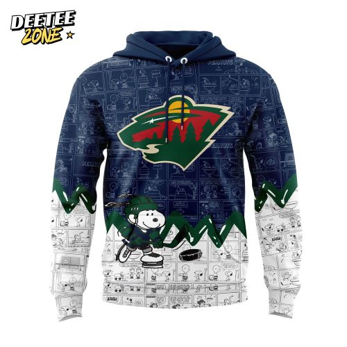 Minnesota Wild Anniversary of Peanuts Hoodie