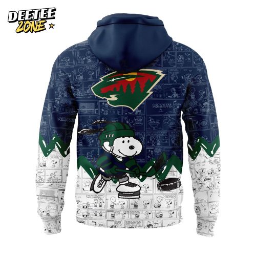 Minnesota Wild Anniversary of Peanuts Hoodie