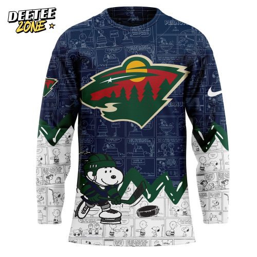 Minnesota Wild Anniversary of Peanuts Jersey