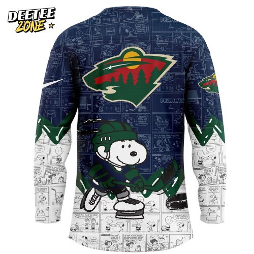 Minnesota Wild Anniversary of Peanuts Jersey