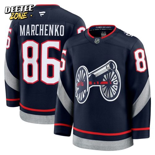 NHL Columbus Blue Jackets 2025 Stadium Series Marchenko #86 Premium Jersey