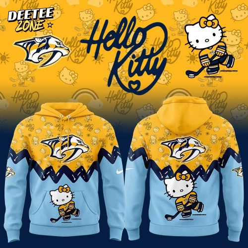 Nashville Predators Hello Kitty New Hoodie