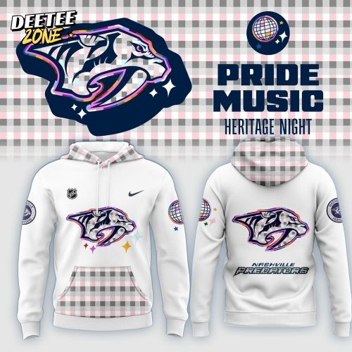 Nashville Predators Pride Music Heritage Night Hoodie