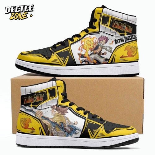 Natsu Dragneel Fairy Tail JD1 High Top Shoes