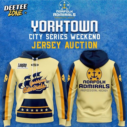 Norfolk Admirals x Yorktown City Series jersey Hoodie