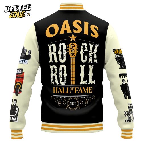 OASIS Rock N Roll Hall of fame Baseball jacket