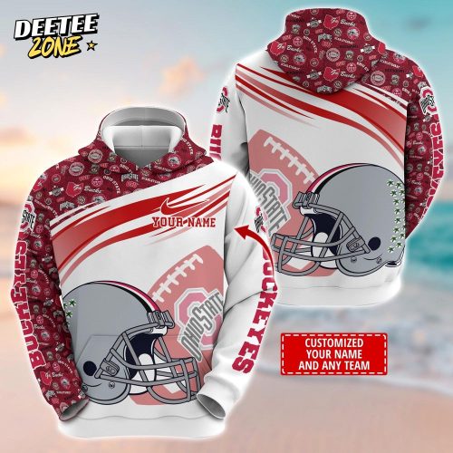 Ohio State Buckeyes Customized 3D Hoodie