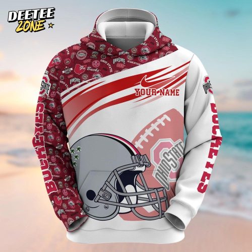 Ohio State Buckeyes Customized 3D Hoodie