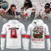 Ohio State Buckeyes 2025 Rose Bowl White Hoodie