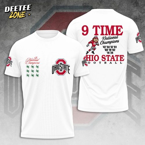 Ohio State Buckeyes Football 3D Tshirt