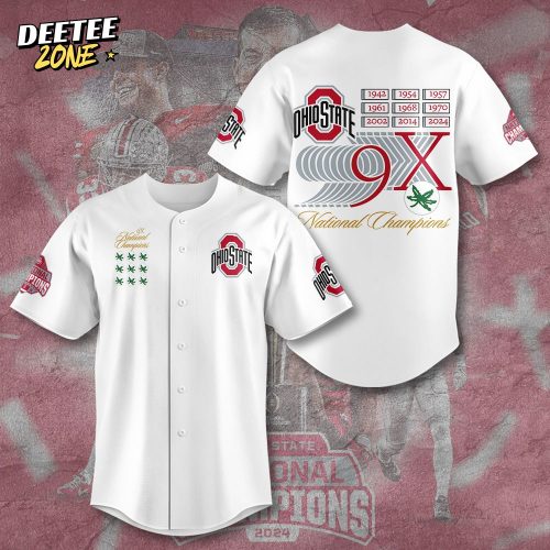 Ohio State Buckeyes Football Baseball Jersey