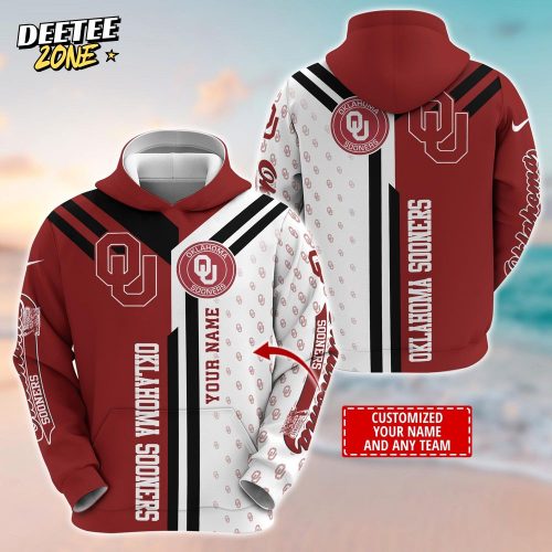 Oklahoma Sooners Customized 3D Hoodie