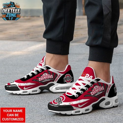 Personalized Ohio State Buckeyes Football Air Max Shoes