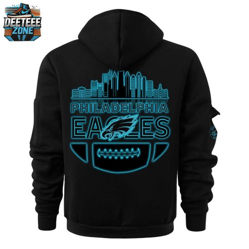 Philadelphia Eagles 2024 All Black New Hoodie