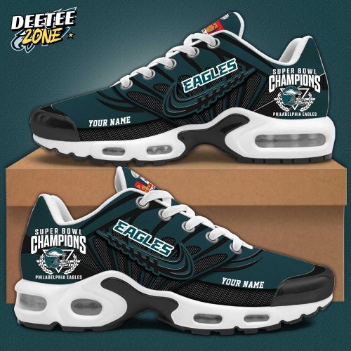 Philadelphia Eagles 2024 Super Bowl LIX Champions Air Max Plus Sneakers