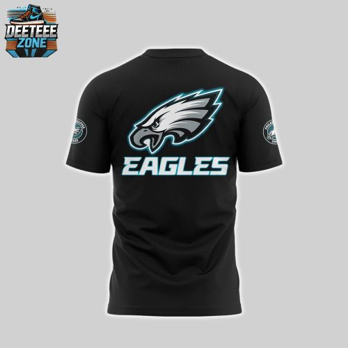 Philadelphia Eagles 2025 All Black NFL Tee