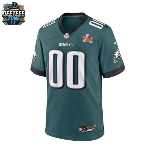 Philadelphia Eagles 2025 Jersey Custom Name and Number (Green)