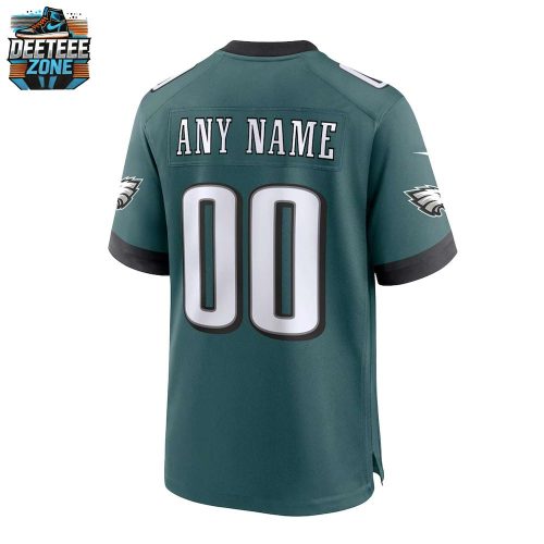 Philadelphia Eagles 2025 Jersey Custom Name and Number (Green)