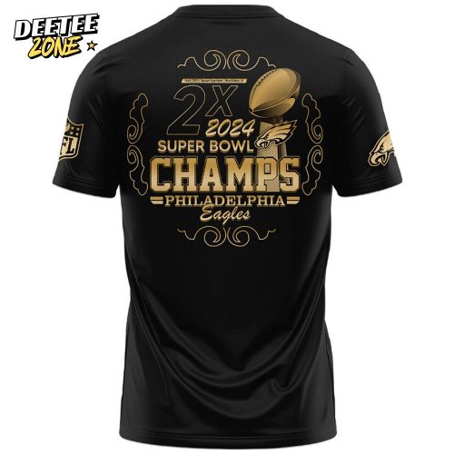 Philadelphia Eagles CHAMPIONS SUPER BOWL LIX 2025 Tee Limited Edition